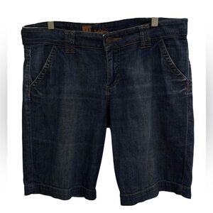 KUT from the Kloth Bermuda Mid Rise Denim Jean Shorts